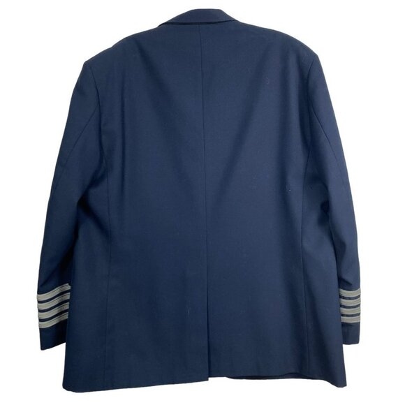 Murphy & Hartelius Pilot Uniform Aviator Blazer Captain's Stripes Mens Size 46 S - Picture 6 of 8